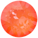 Serinity Chatons Round Stones (1028 & 1088) Crystal Electric Orange Ignite UNFOILED - Bluestreak Crystals