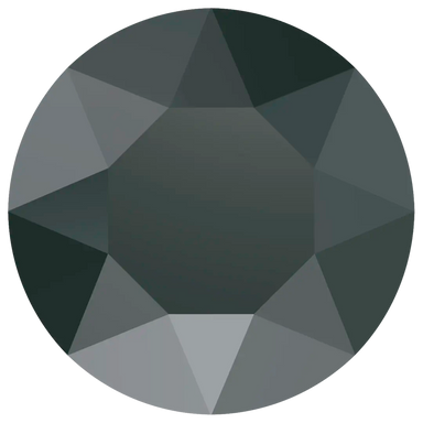 Serinity Chatons Round Stones (1028 & 1088) Jet Hematite - Bluestreak Crystals