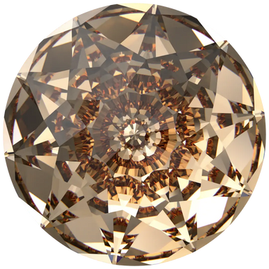 Serinity Chatons Round Stones Brilliant (1400) Light Colorado Topaz - Bluestreak Crystals