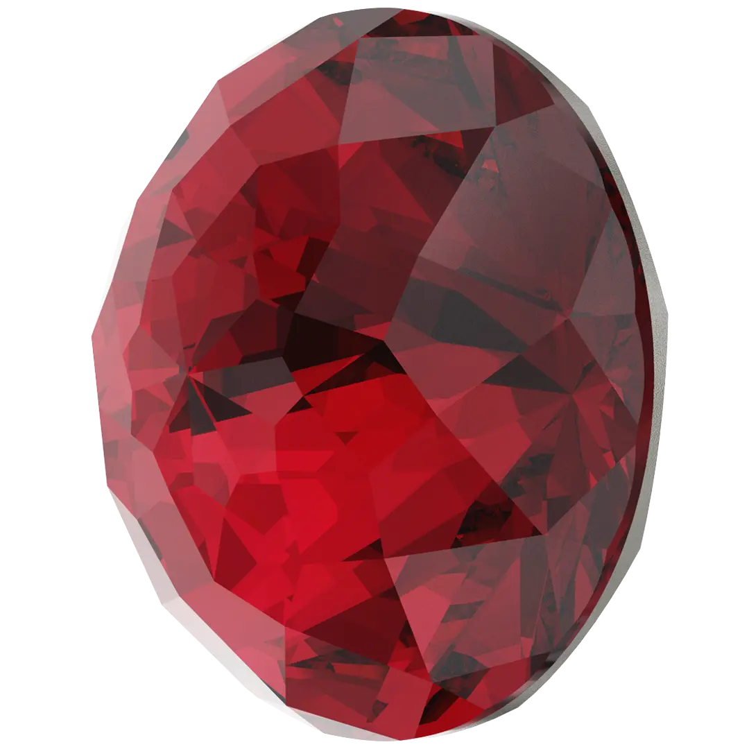 Serinity Chatons Round Stones Brilliant (1400) Scarlet - Bluestreak Crystals