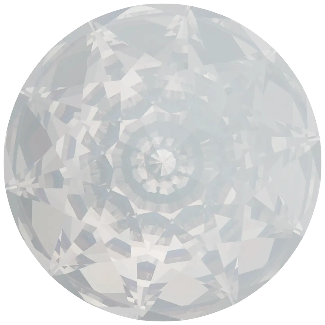 Serinity Chatons Round Stones Brilliant (1400) White Opal - Bluestreak Crystals