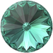 Serinity Chatons Round Stones Rivoli (1122) Caribbean Green - Bluestreak Crystals