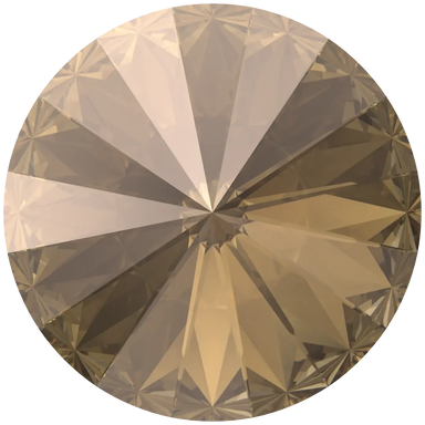 Serinity Chatons Round Stones Rivoli (1122) Crystal Bronze - Bluestreak Crystals