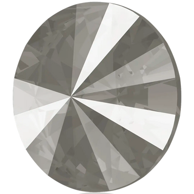 Serinity Chatons Round Stones Rivoli (1122) Crystal Dark Grey Ignite UNFOILED - Bluestreak Crystals