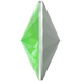 Serinity Chatons Round Stones Rivoli (1122) Crystal Electric Green Ignite UNFOILED - Bluestreak Crystals