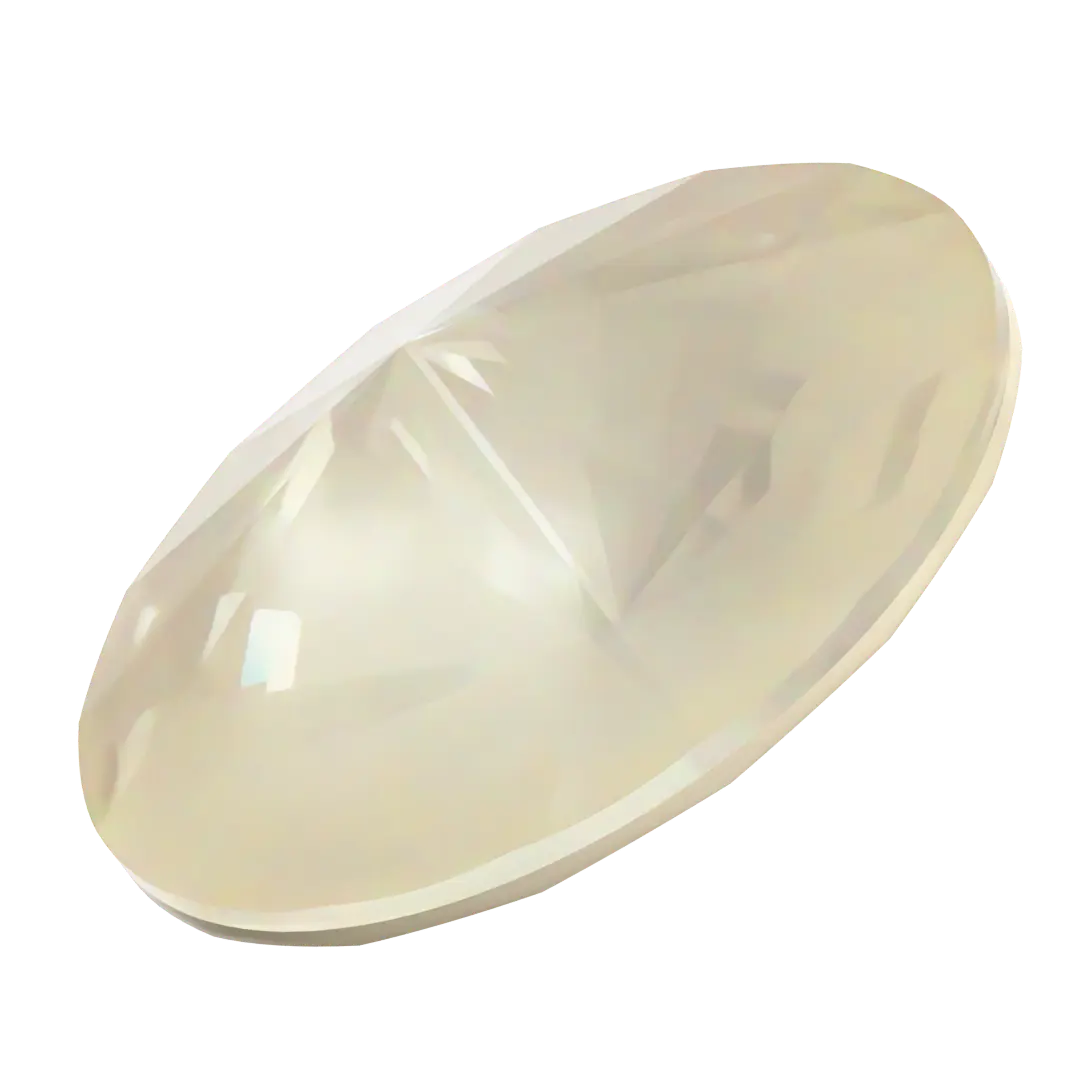 Swarovski Chatons Round Stones Rivoli (1122) Crystal Linen Ignite UNFOILED - Bluestreak Crystals