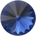 Serinity Chatons Round Stones Rivoli (1122) Dark Sapphire - Bluestreak Crystals