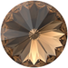 Serinity Chatons Round Stones Rivoli (1122) Light Smoked Topaz - Bluestreak Crystals