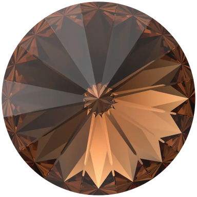 Serinity Chatons Round Stones Rivoli (1122) Smoked Topaz - Bluestreak Crystals