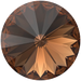 Serinity Chatons Round Stones Rivoli (1122) Smoked Topaz - Bluestreak Crystals