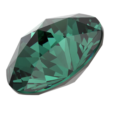 Serinity Chatons Round Stones Rose Cut (1401) Emerald - Bluestreak Crystals
