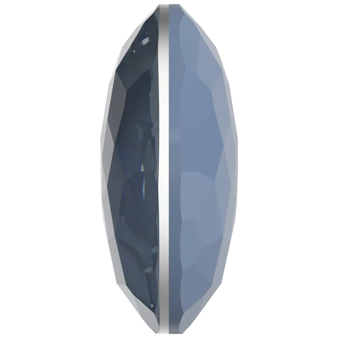 Serinity Chatons Round Stones Thin (1383) Crystal Denim Ignite UNFOILED - Bluestreak Crystals
