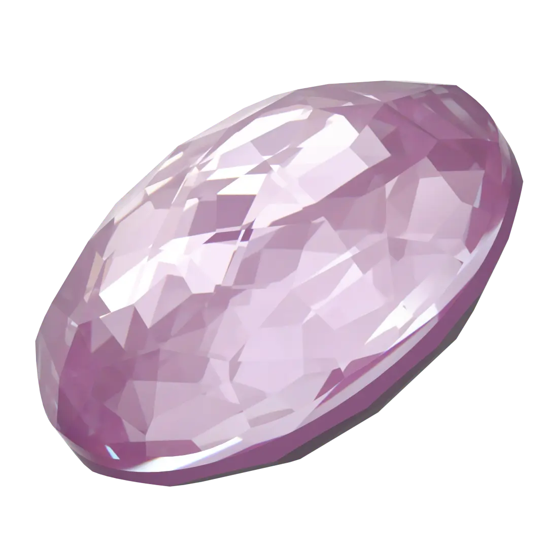 Serinity Chatons Round Stones Thin (1383) Crystal Paradise Purple Lux - Bluestreak Crystals