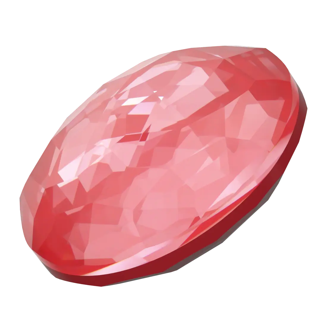 Serinity Chatons Round Stones Thin (1383) Crystal Poppy Red Ignite UNFOILED - Bluestreak Crystals