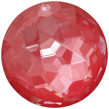 Serinity Chatons Round Stones Thin (1383) Crystal Poppy Red Ignite UNFOILED - Bluestreak Crystals