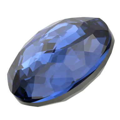 Serinity Chatons Round Stones Thin (1383) Dark Sapphire - Bluestreak Crystals