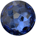 Serinity Chatons Round Stones Thin (1383) Dark Sapphire - Bluestreak Crystals