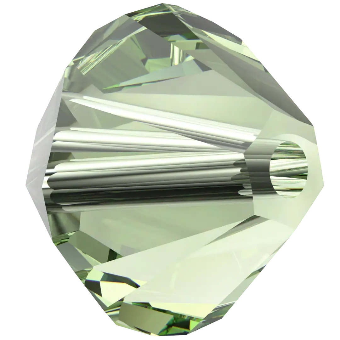 Serinity Crystal Beads Bicone (5328) Dark Peridot - Bluestreak Crystals