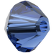 Serinity Crystal Beads Bicone (5328) Dark Sapphire - Bluestreak Crystals