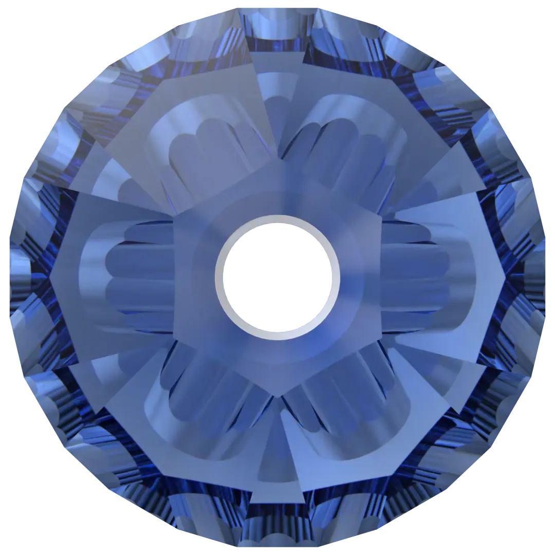 Serinity Crystal Beads Bicone (5328) Dark Sapphire - Bluestreak Crystals