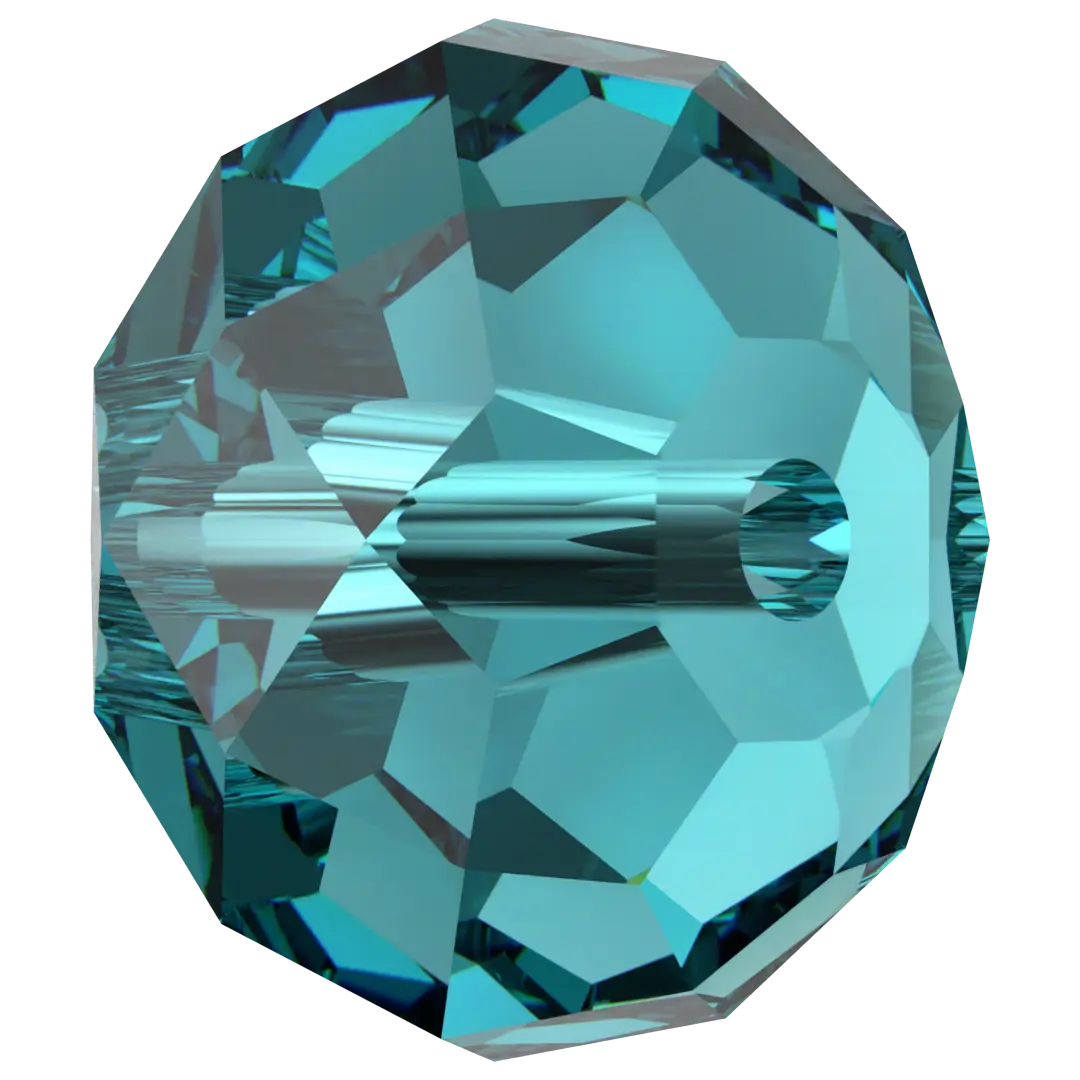 Serinity Crystal Beads Briolette (5040) Blue Zircon - Bluestreak Crystals