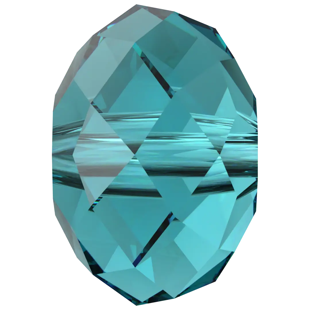 Serinity Crystal Beads Briolette (5040) Blue Zircon - Bluestreak Crystals