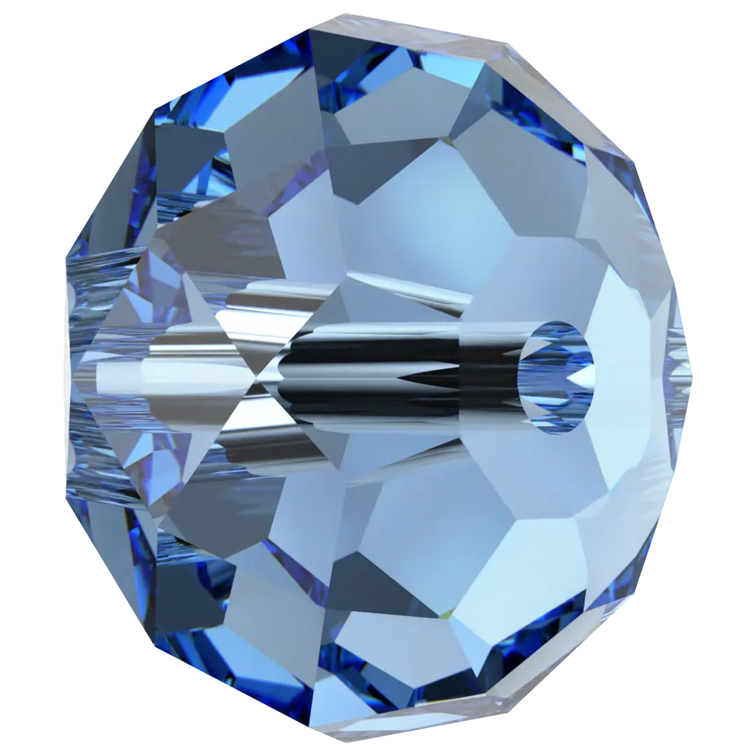 Serinity Crystal Beads Briolette (5040) Cool Blue - Bluestreak Crystals