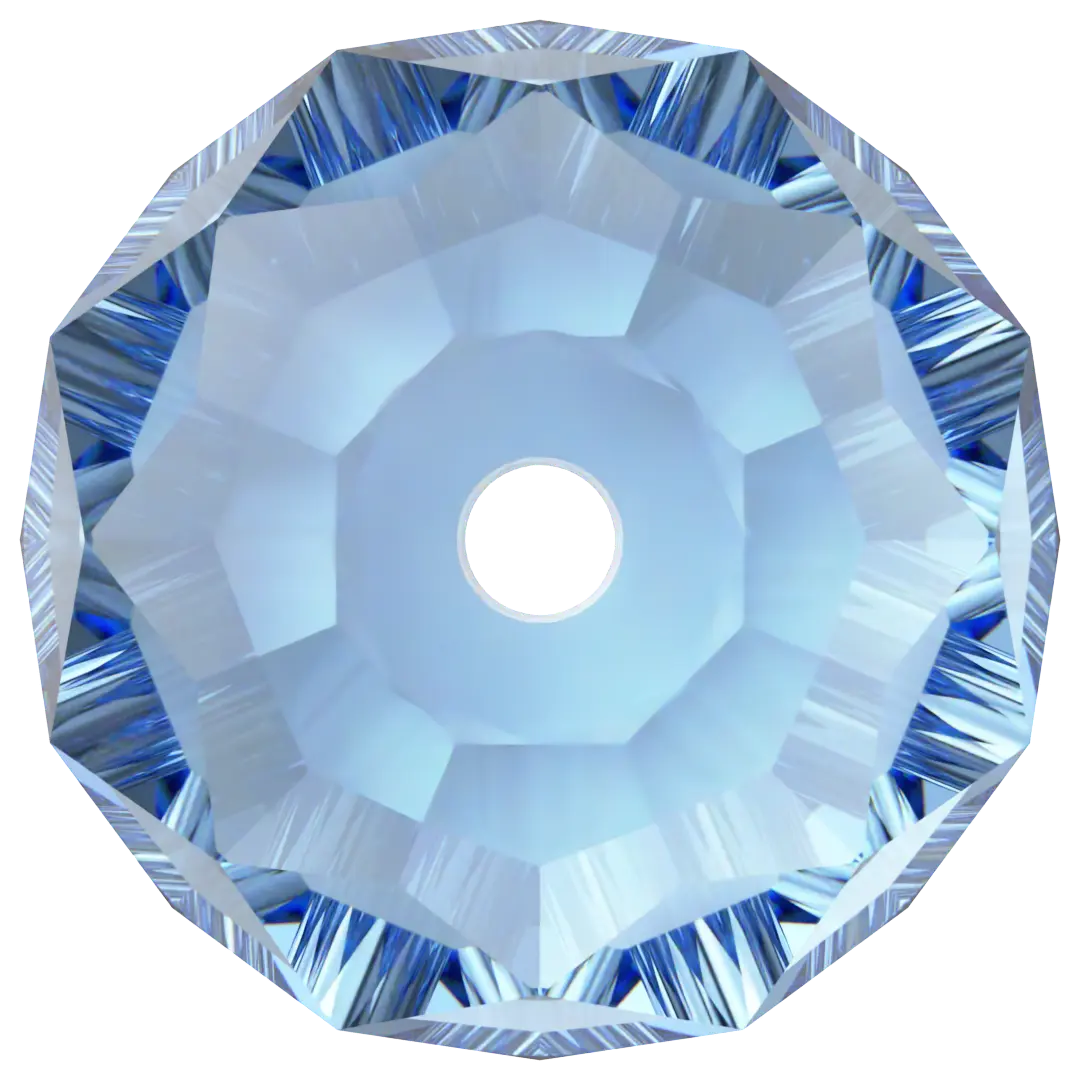 Serinity Crystal Beads Briolette (5040) Cool Blue - Bluestreak Crystals