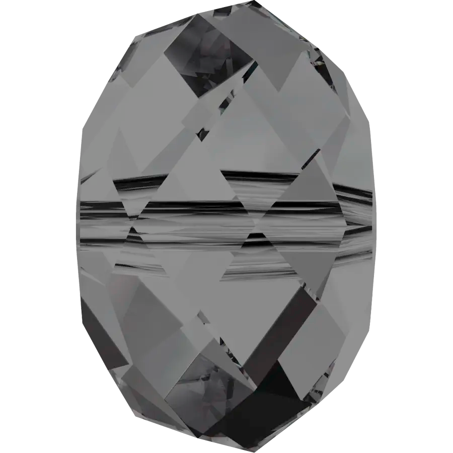 Serinity Crystal Beads Briolette (5040) Crystal Silver Night - Bluestreak Crystals