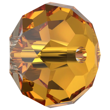 Serinity Crystal Beads Briolette (5040) Dark Orange - Bluestreak Crystals