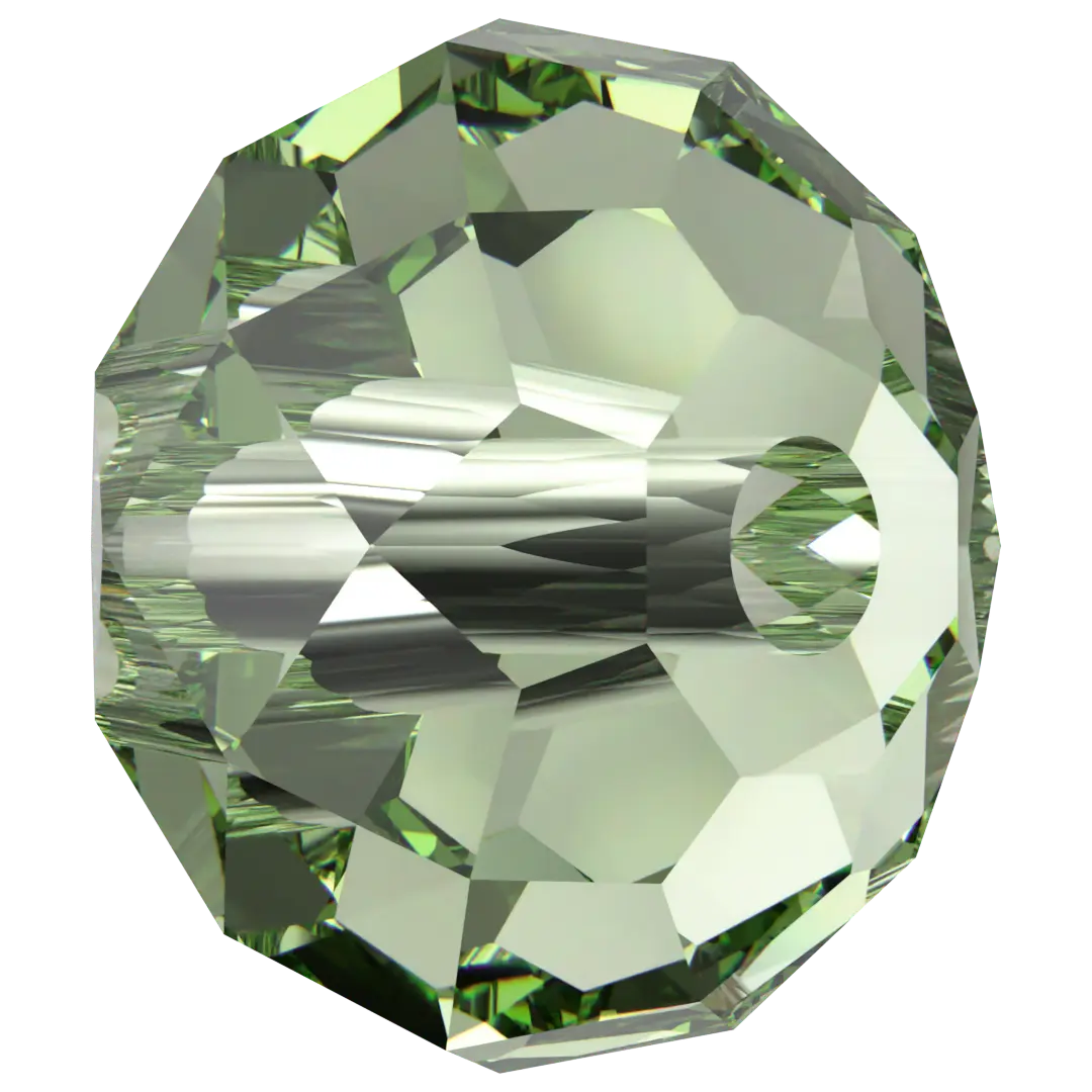 Serinity Crystal Beads Briolette (5040) Dark Peridot - Bluestreak Crystals