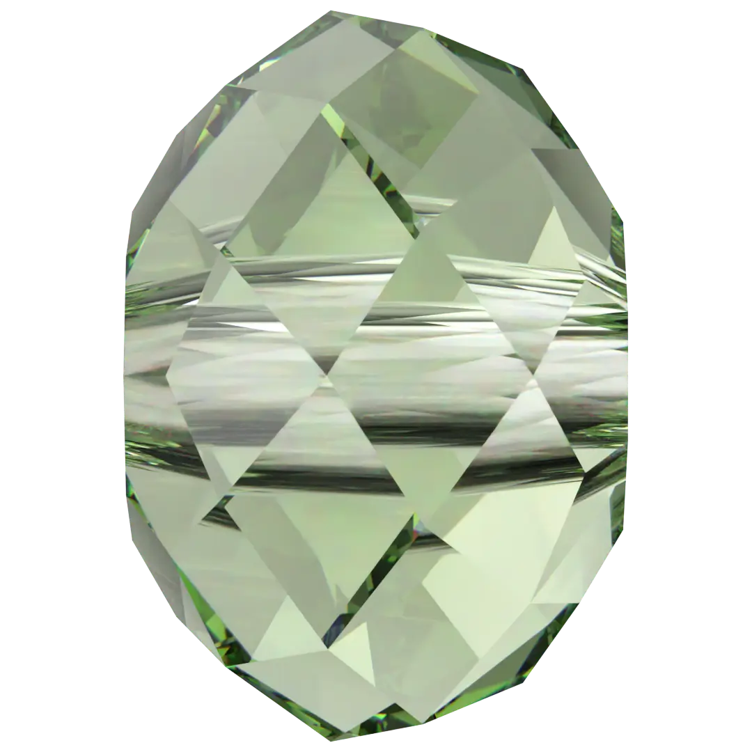 Serinity Crystal Beads Briolette (5040) Dark Peridot - Bluestreak Crystals