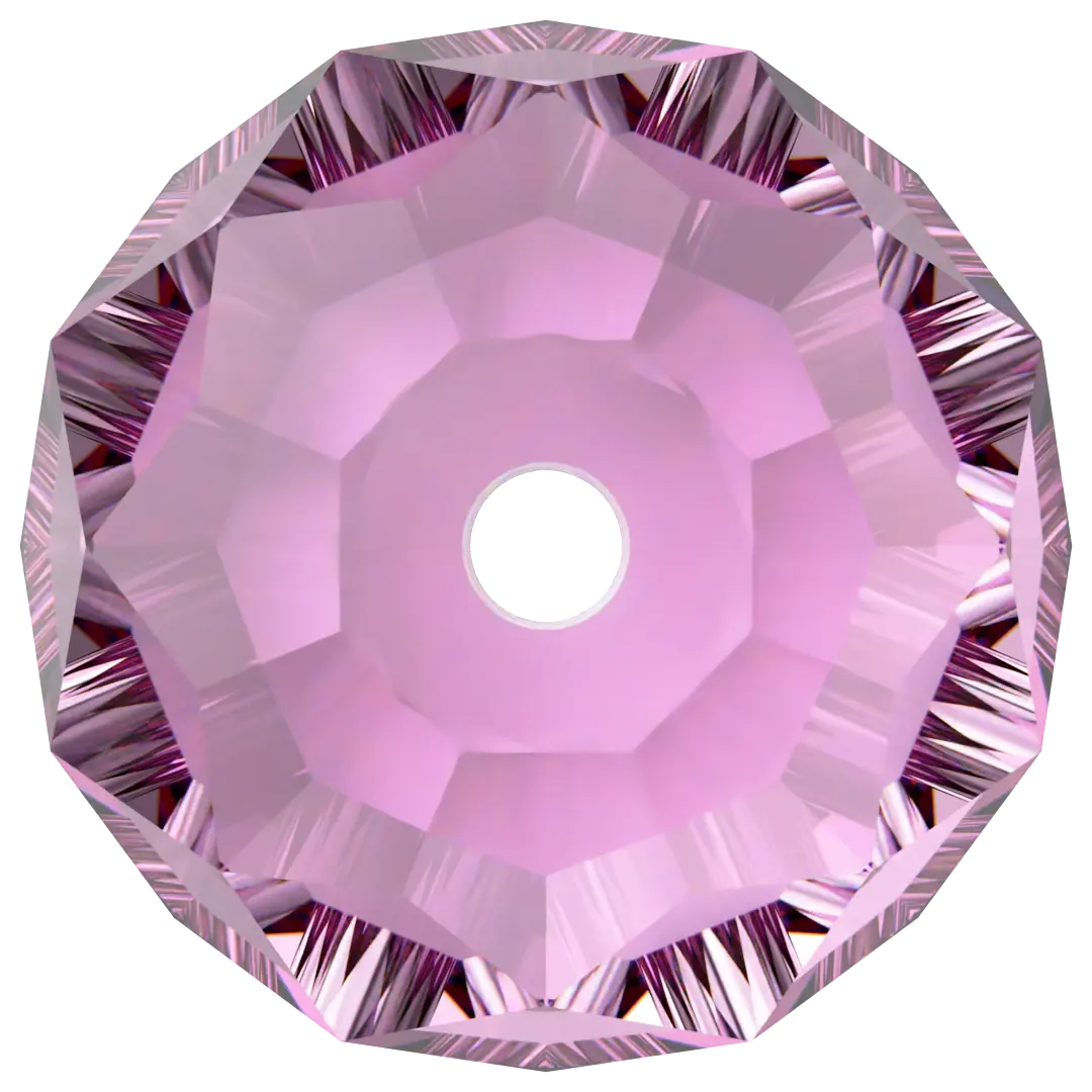 Serinity Crystal Beads Briolette (5040) Dark Rose - Bluestreak Crystals