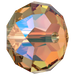 Serinity Crystal Beads Briolette (5040) Light Colorado Topaz Shimmer 2X - Bluestreak Crystals