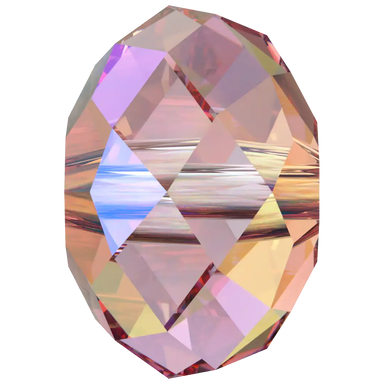 Serinity Crystal Beads Briolette (5040) Light Rose Shimmer 2X - Bluestreak Crystals