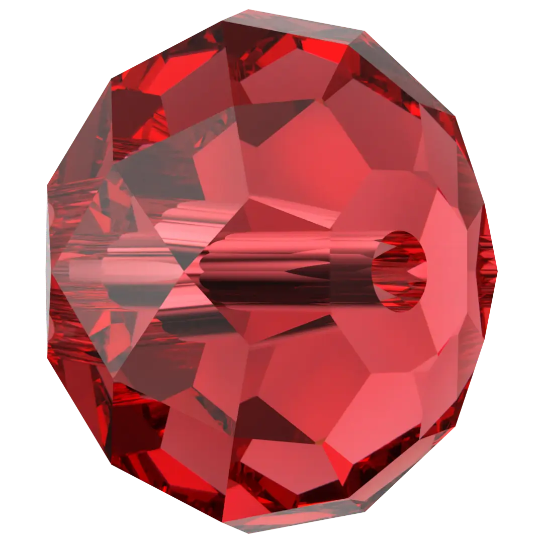 Serinity Crystal Beads Briolette (5040) Light Siam - Bluestreak Crystals