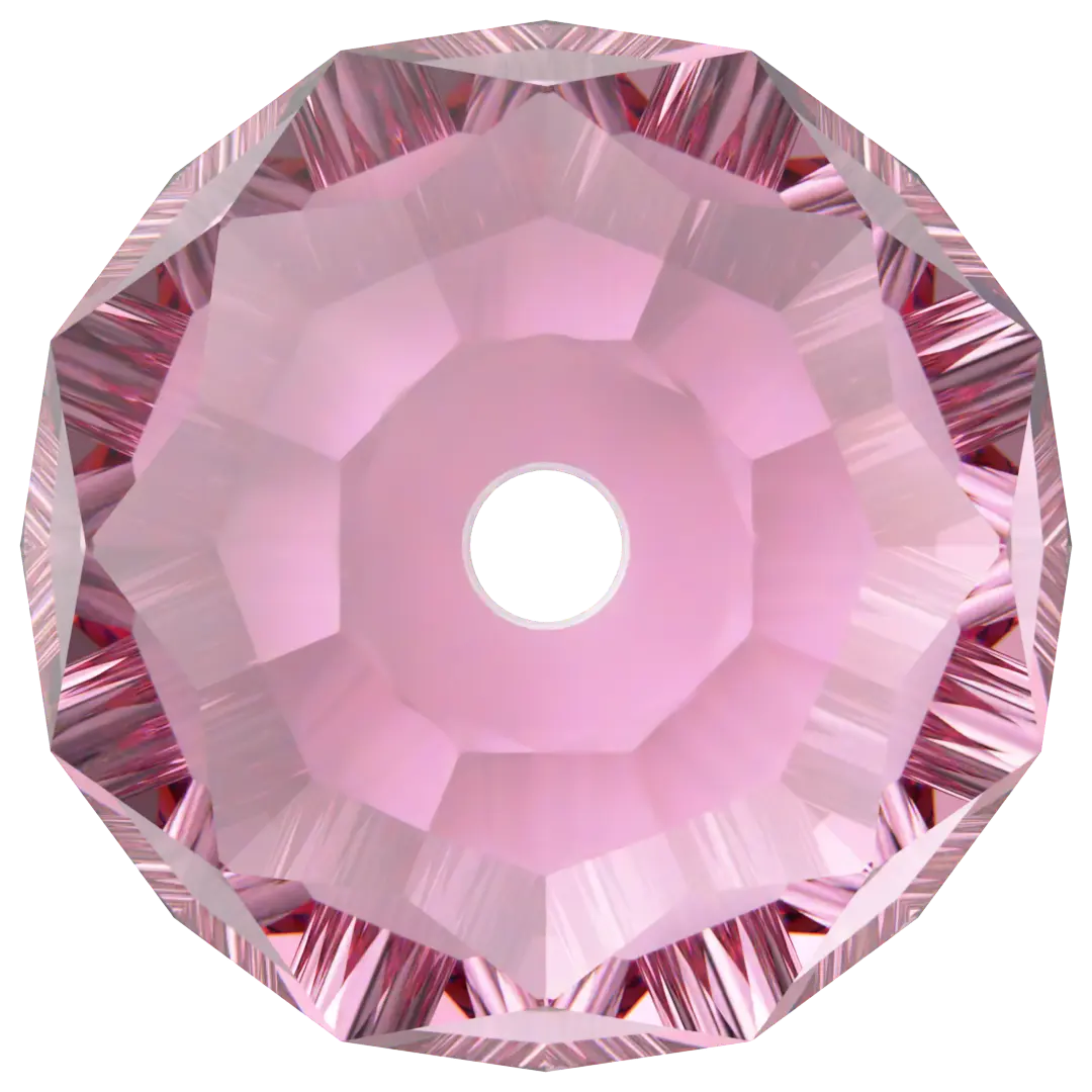 Serinity Crystal Beads Briolette (5040) Rose - Bluestreak Crystals