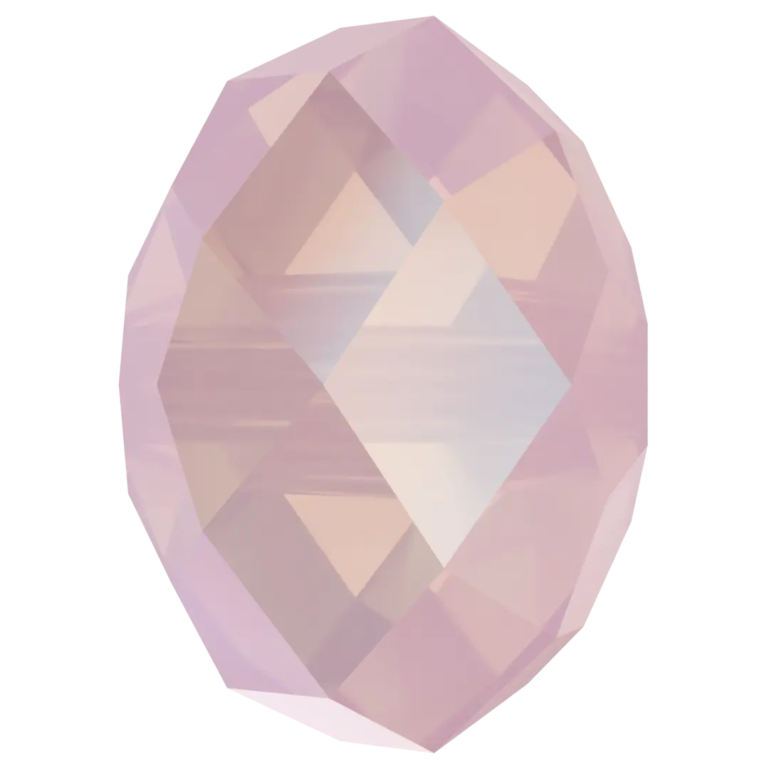 Serinity Crystal Beads Briolette (5040) Rose Water Opal Shimmer 2X - Bluestreak Crystals
