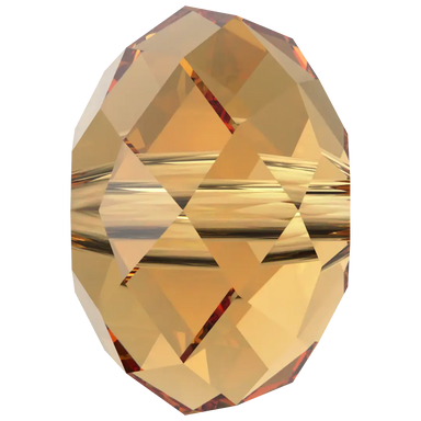 Serinity Crystal Beads Briolette (5040) Topaz - Bluestreak Crystals