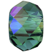 Serinity Crystal Beads Briolette XL Hole (5042) Emerald Shimmer 2X - Bluestreak Crystals