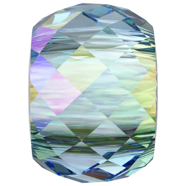 Serinity Crystal Beads Briolette XXL Hole (5043) Aquamarine Shimmer 2X - Bluestreak Crystals