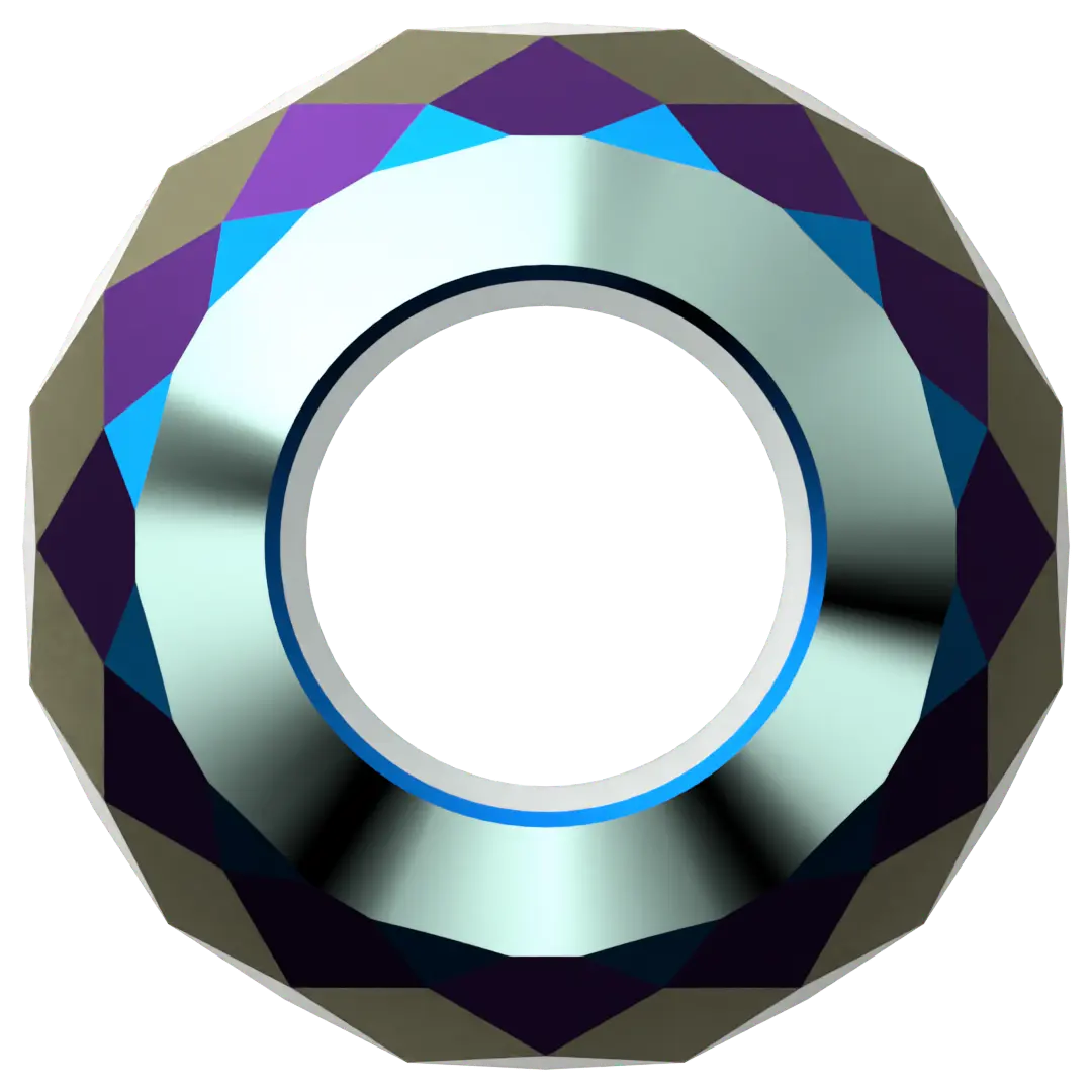 Serinity Crystal Beads Briolette XXL Hole (5043) Jet Shimmer 2X - Bluestreak Crystals