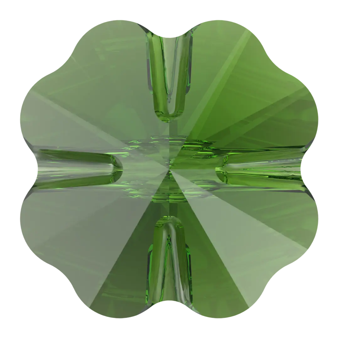 Serinity Crystal Beads Clover (5752) Fern Green - Bluestreak Crystals
