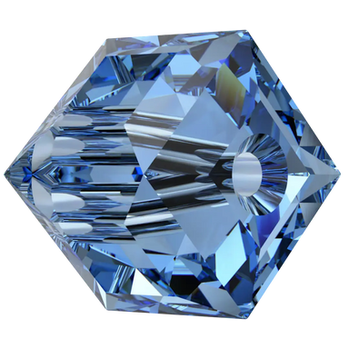 Serinity Crystal Beads Cube (5601) Cool Blue - Bluestreak Crystals