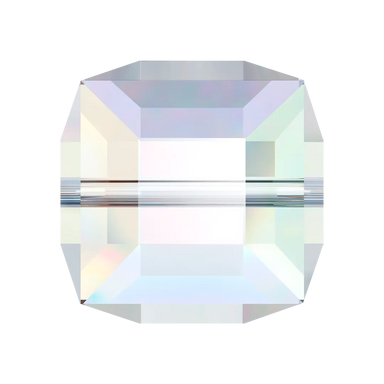 Serinity Crystal Beads Cube (5601) Crystal AB B - Bluestreak Crystals