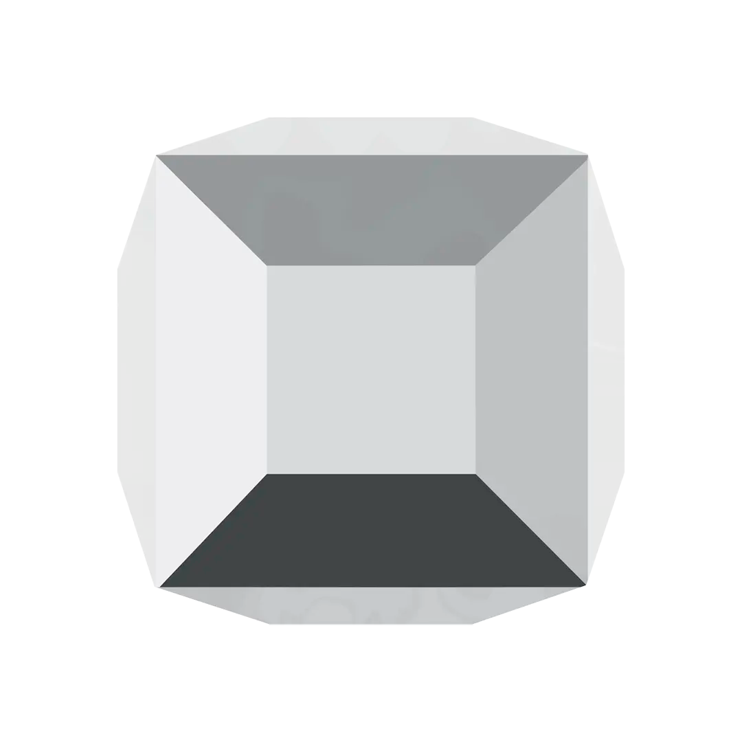 Serinity Crystal Beads Cube (5601) Crystal Light Chrome B - Bluestreak Crystals