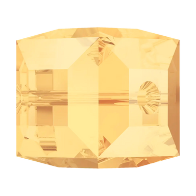 Serinity Crystal Beads Cube (5601) Crystal Metallic Sunshine B - Bluestreak Crystals