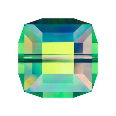 Serinity Crystal Beads Cube (5601) Crystal Vitrail Medium B - Bluestreak Crystals