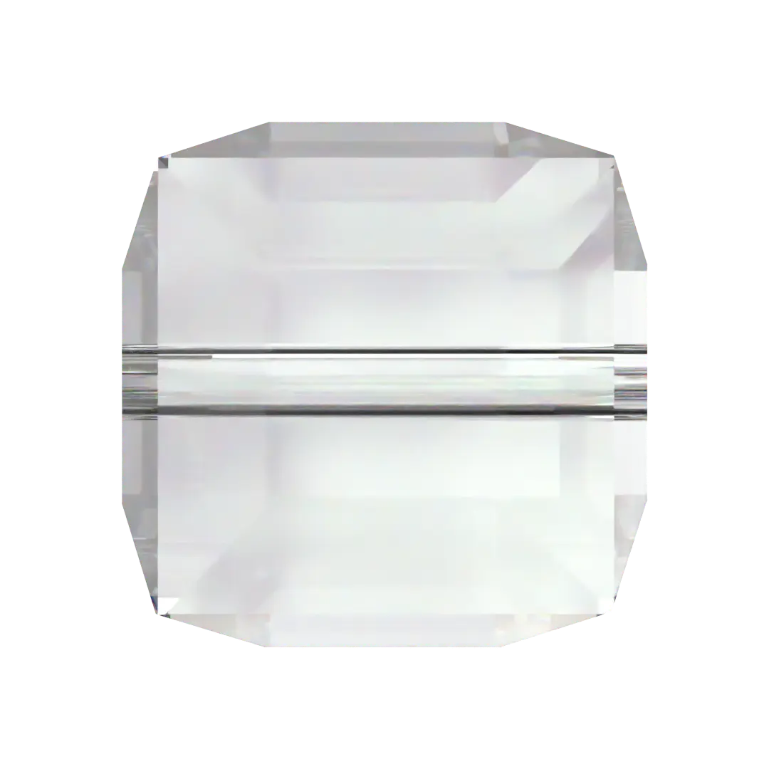 Serinity Crystal Beads Cube (5601) Crystal - Bluestreak Crystals