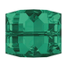 Serinity Crystal Beads Cube (5601) Emerald - Bluestreak Crystals